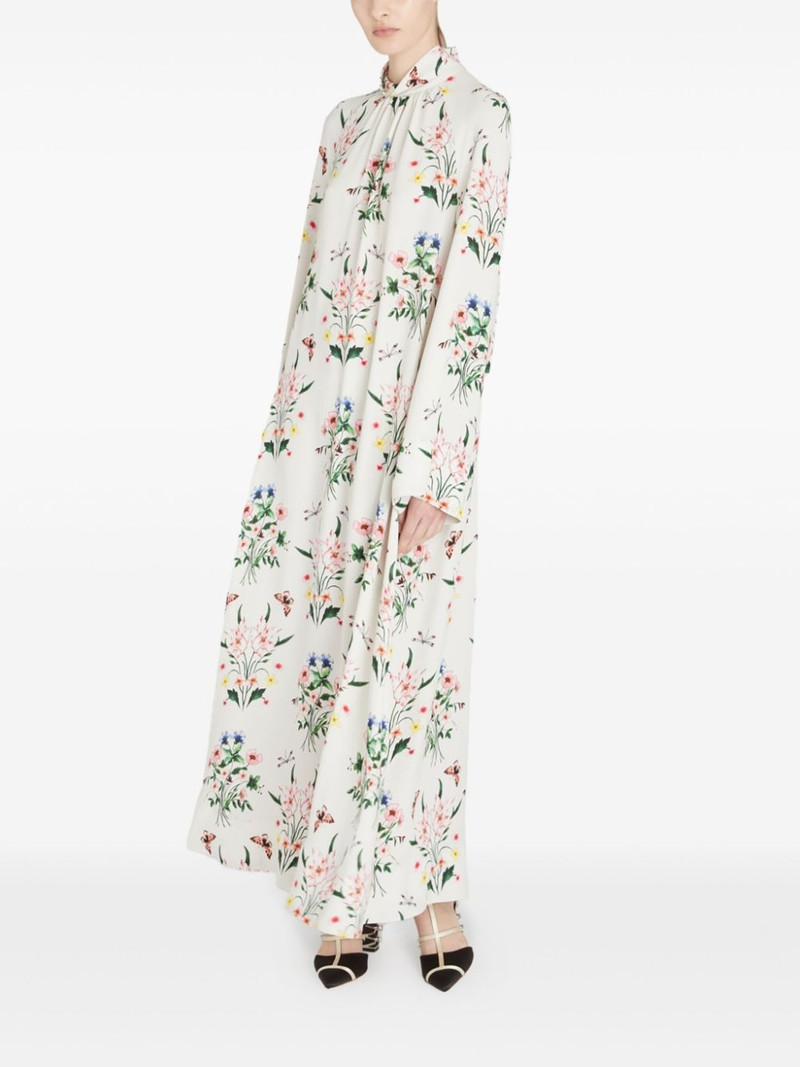 GIAMBATTISTA VALLI floral-print midi-dress outlook