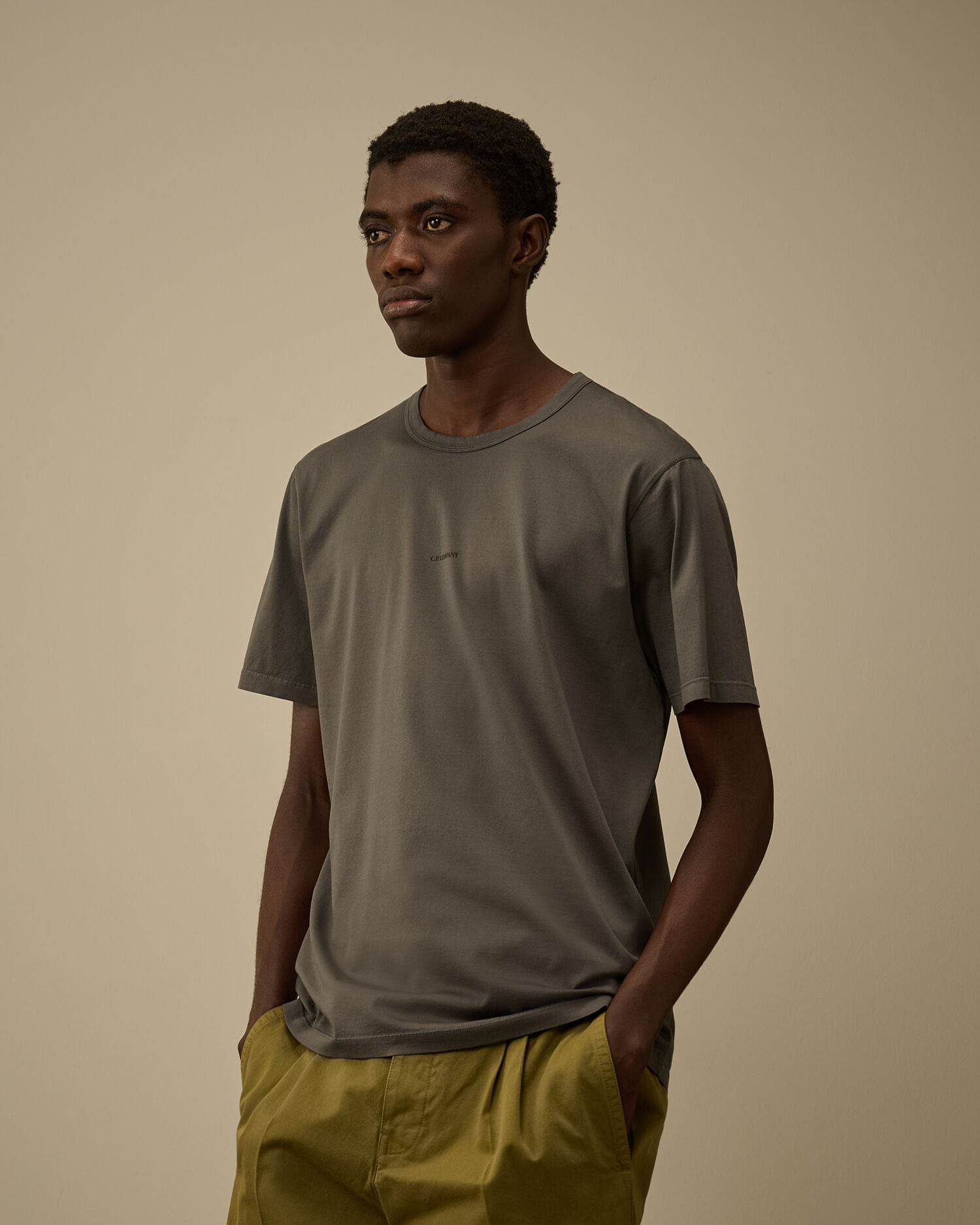 Mercerized 70/2 Jersey Gasato Short Sleeve Logo T-Shirt - 3