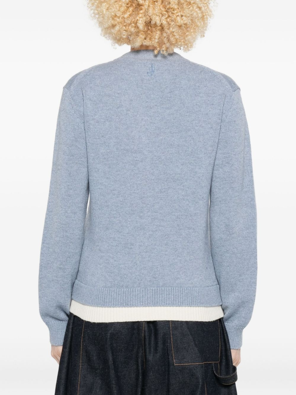 button-front layered cardigan - 4