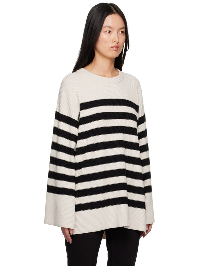 Beige & Black Leon Sweater 2