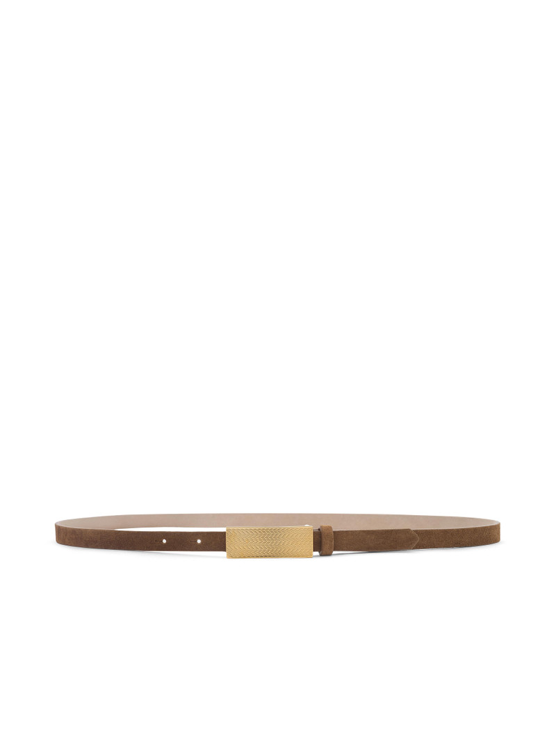 L'AGENCE Elyse Suede Belt outlook