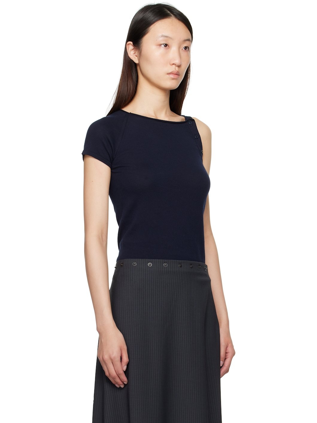 Navy Samir Top - 2