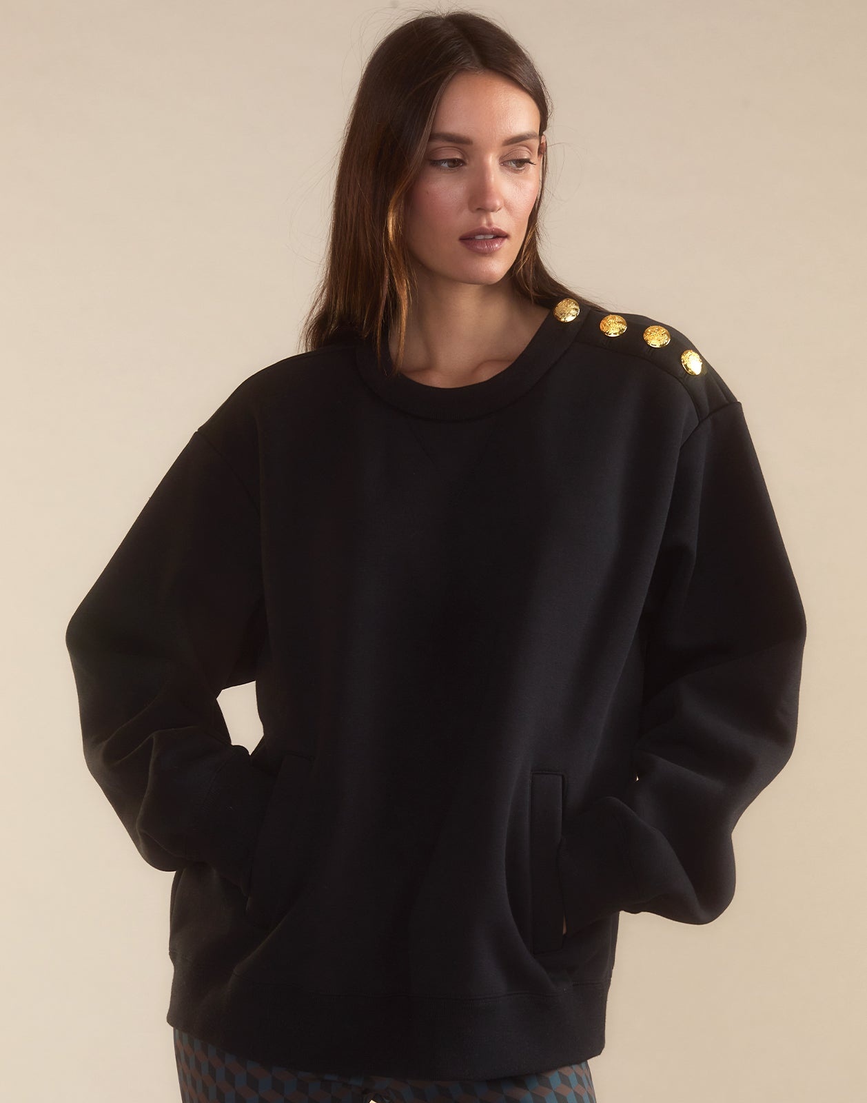 Button Up Sweatshirt - 3
