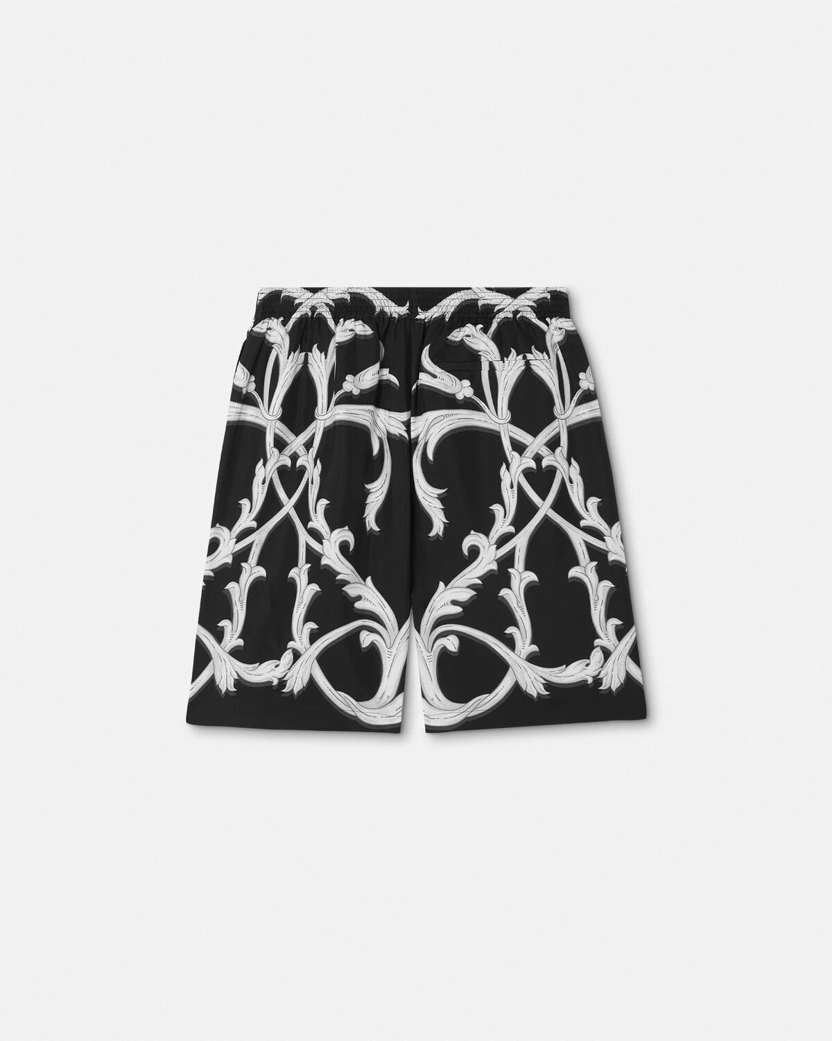Acanthus Leaves Silk Shorts - 3
