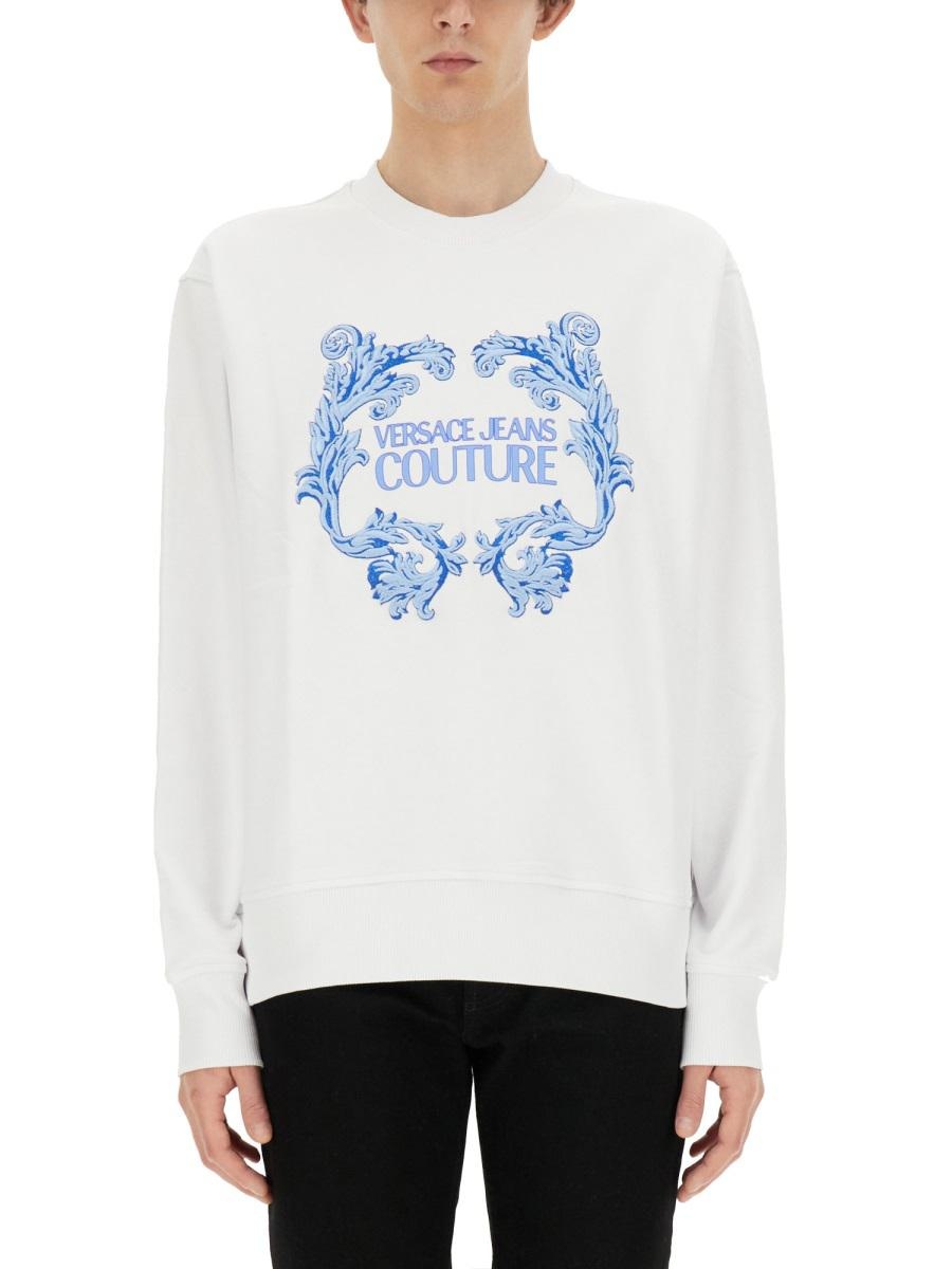 VERSACE JEANS COUTURE SWEATSHIRT WITH LOGO - 1