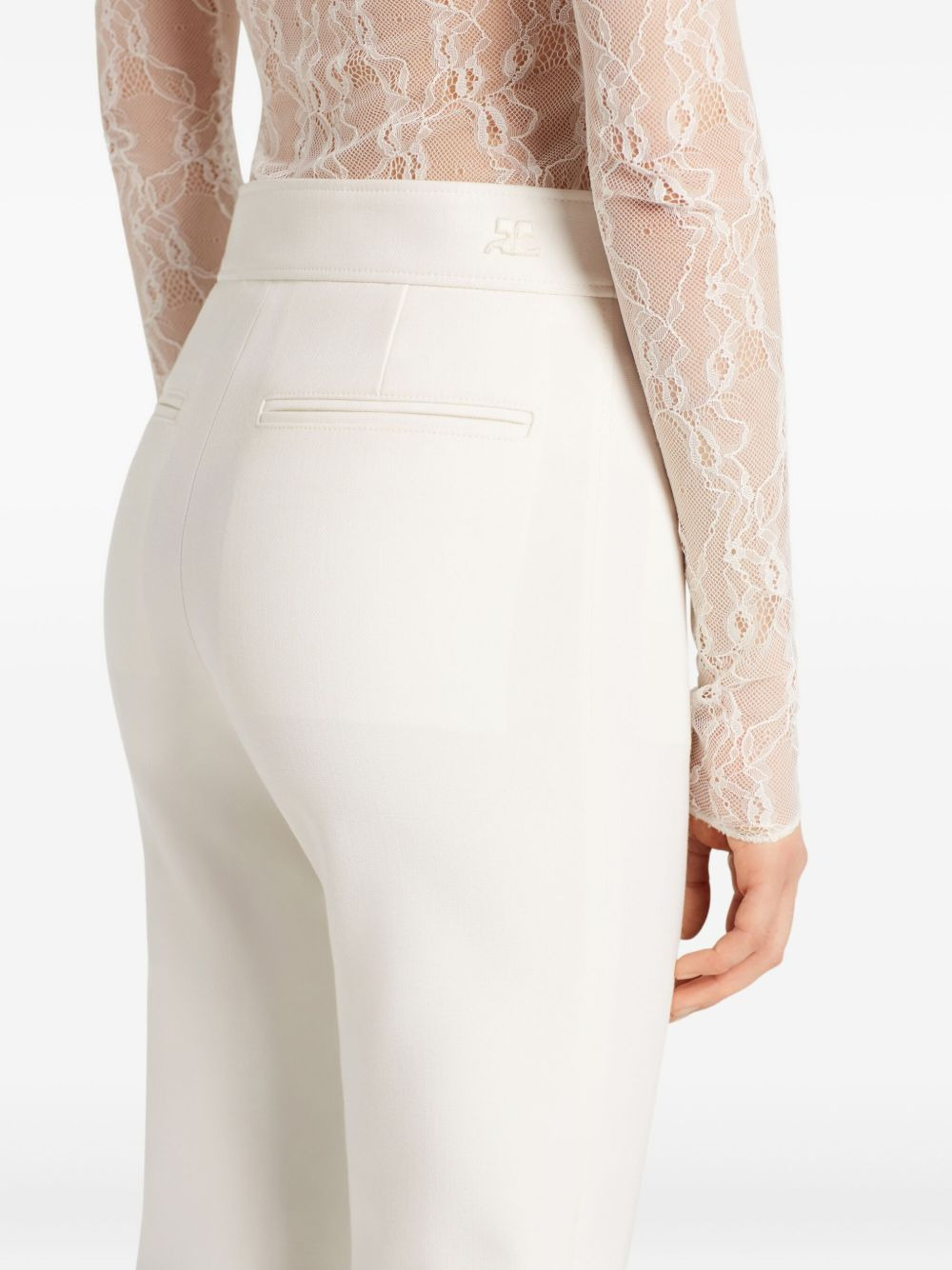 lace turtleneck top - 5