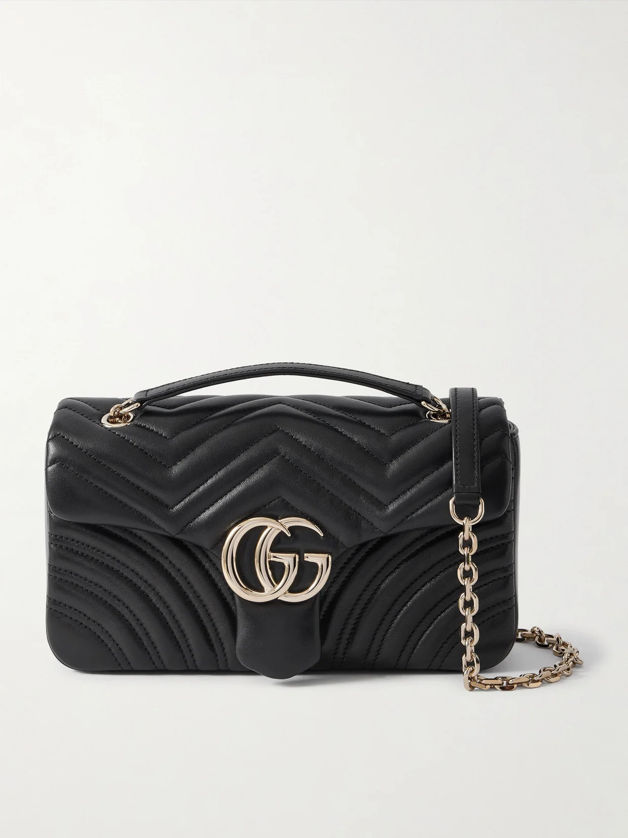 Gg Marmont Quilted Leather Shoulder Bag - 1