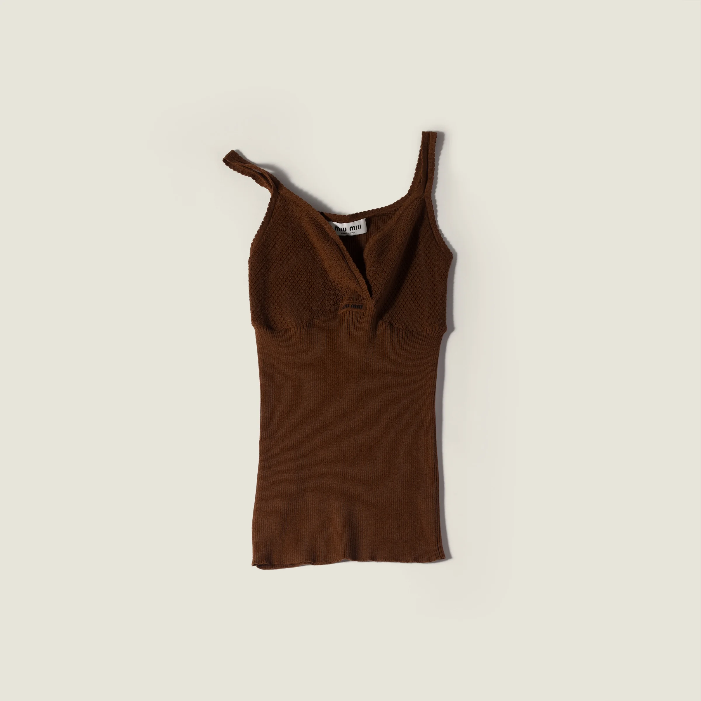 Cotton knit top - 1