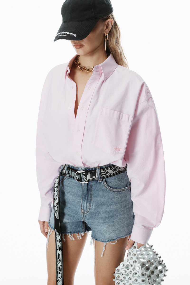 Cotton Oxford Oversize Shirt 3