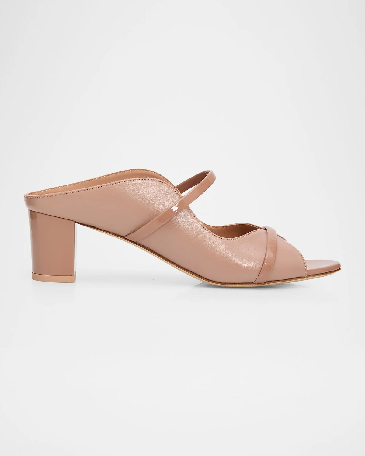 45mm Norah Mixed Leather Mule Sandals - 1