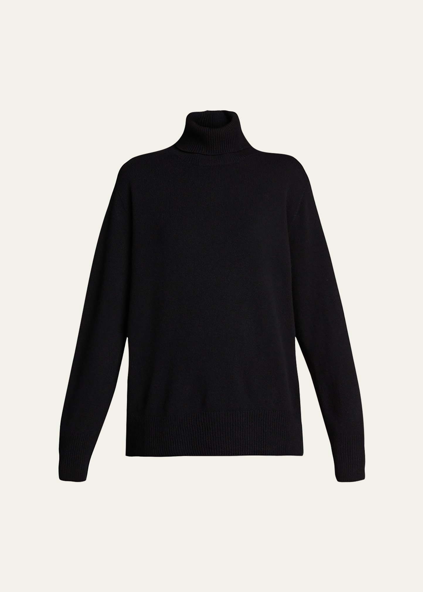 Stepny Wool-Cashmere Turtleneck Top - 1