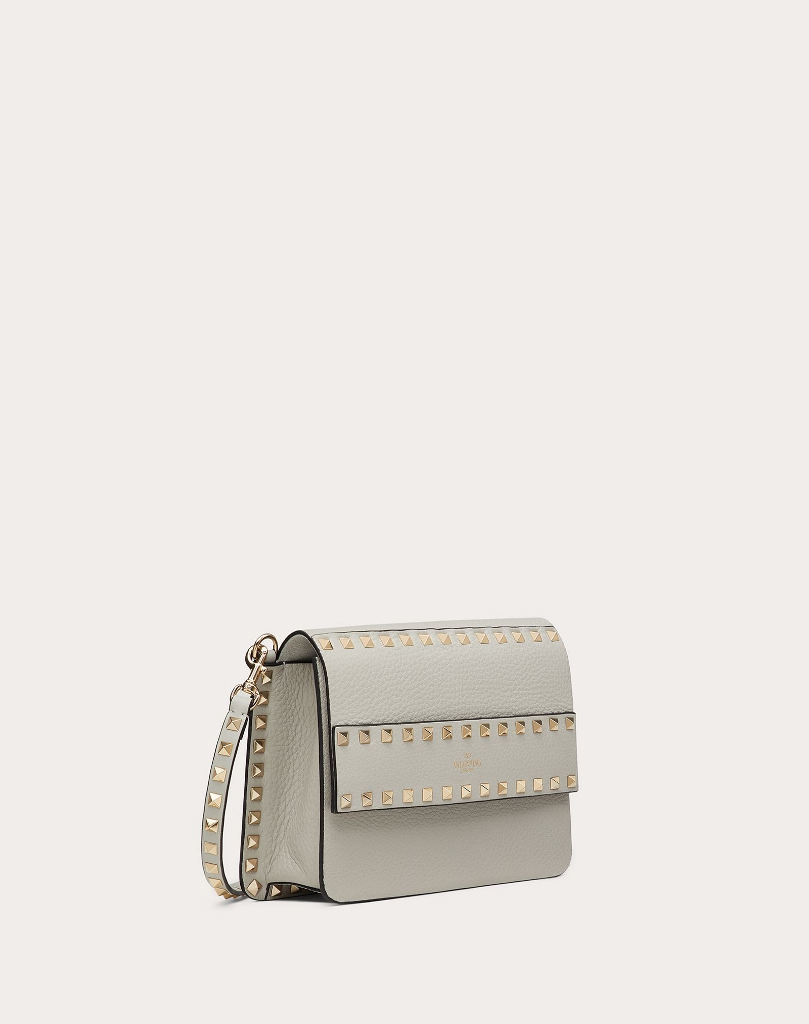 Small Rockstud Grainy Calfskin Crossbody Bag - 2