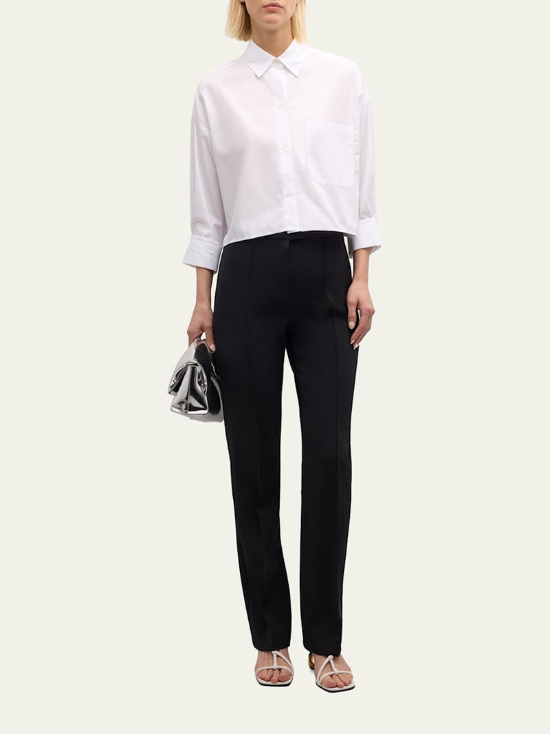 TWP Soon To Be Ex Superfine Cotton Button-Front Shirt outlook