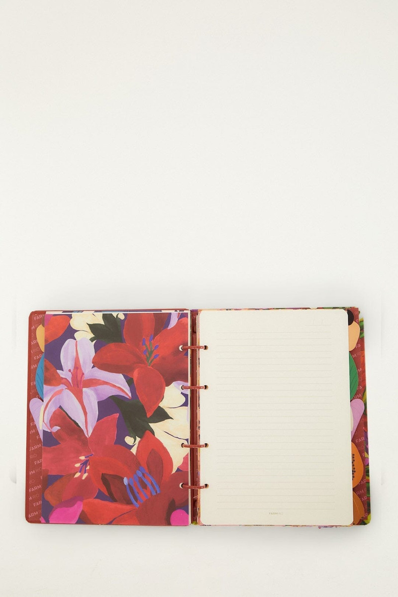 Tropical Garden Binder Notebook 4