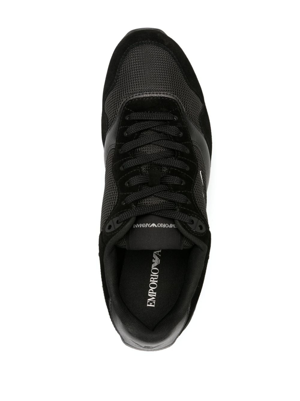 mesh-panel low-top sneakers - 4