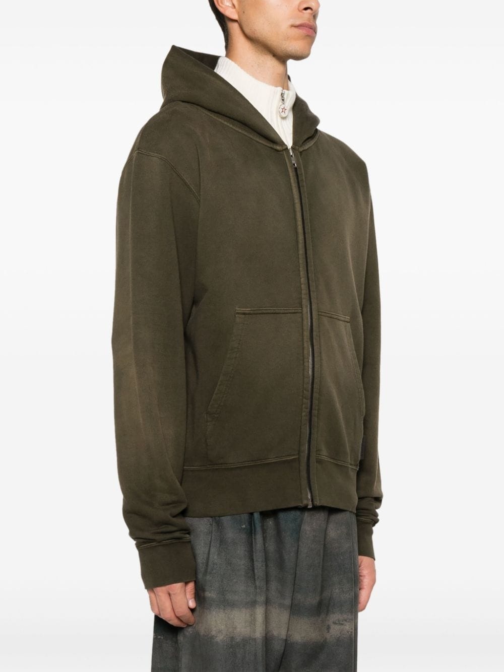 zip-up hoodie - 3