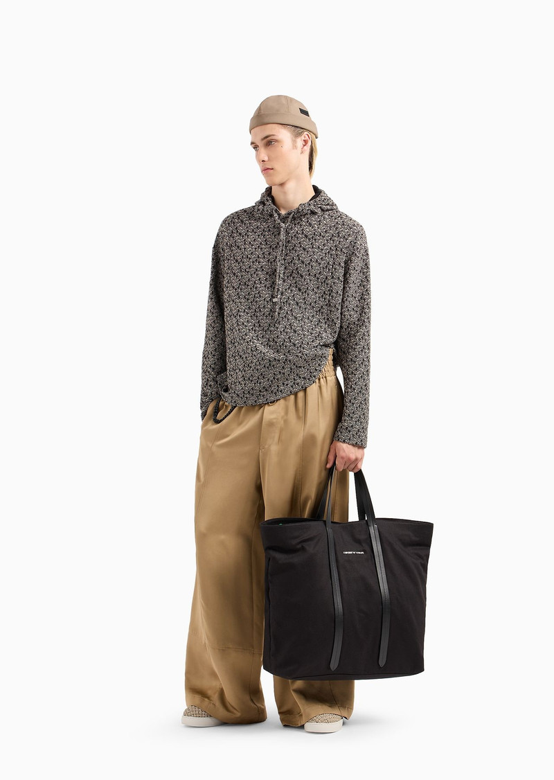 Canvas shopper bag with shoulder strap 6