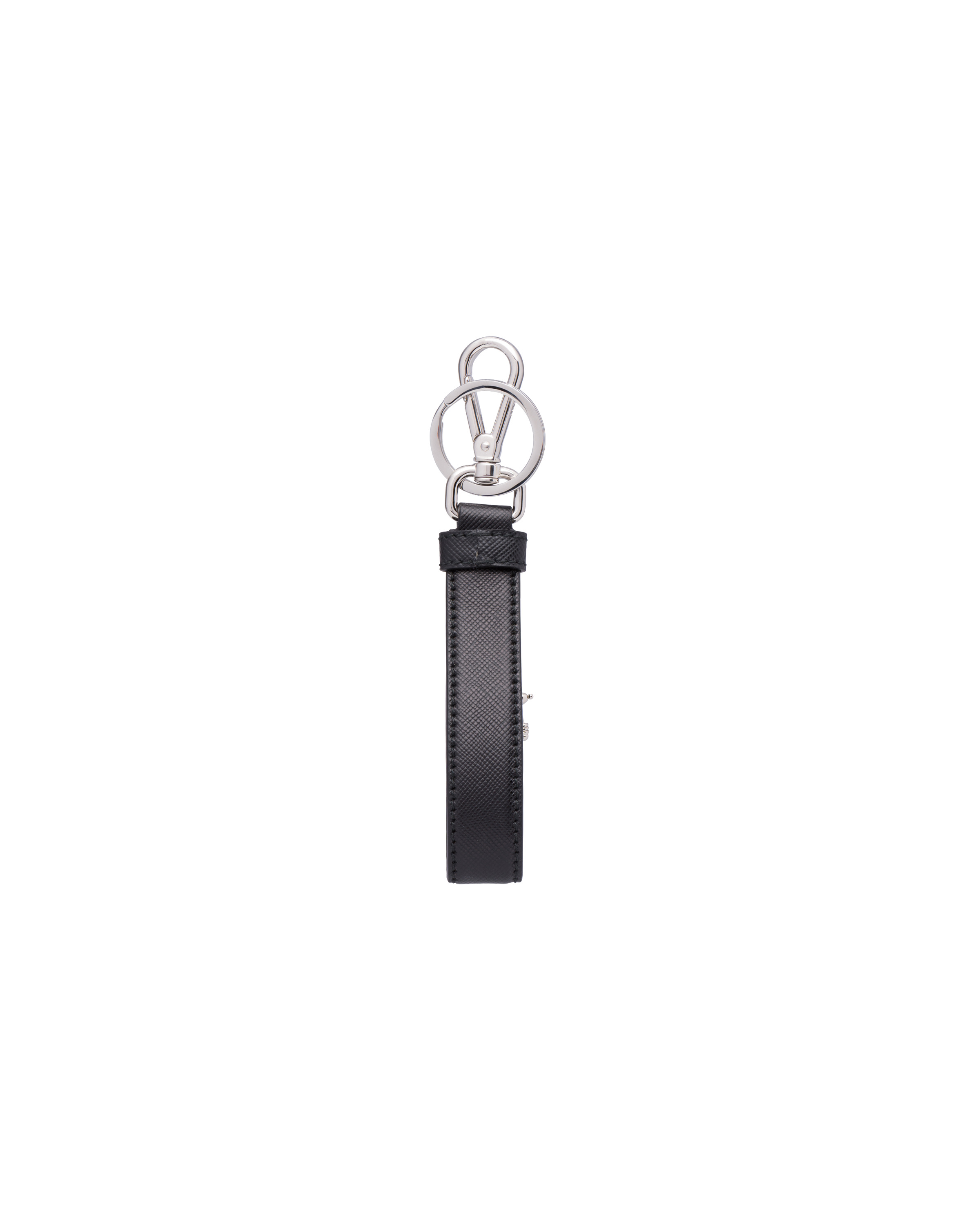 Saffiano Leather Keychain - 3