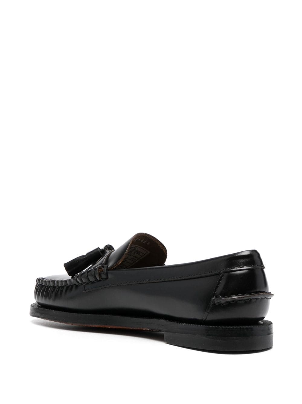 tassels leather loafers - 3