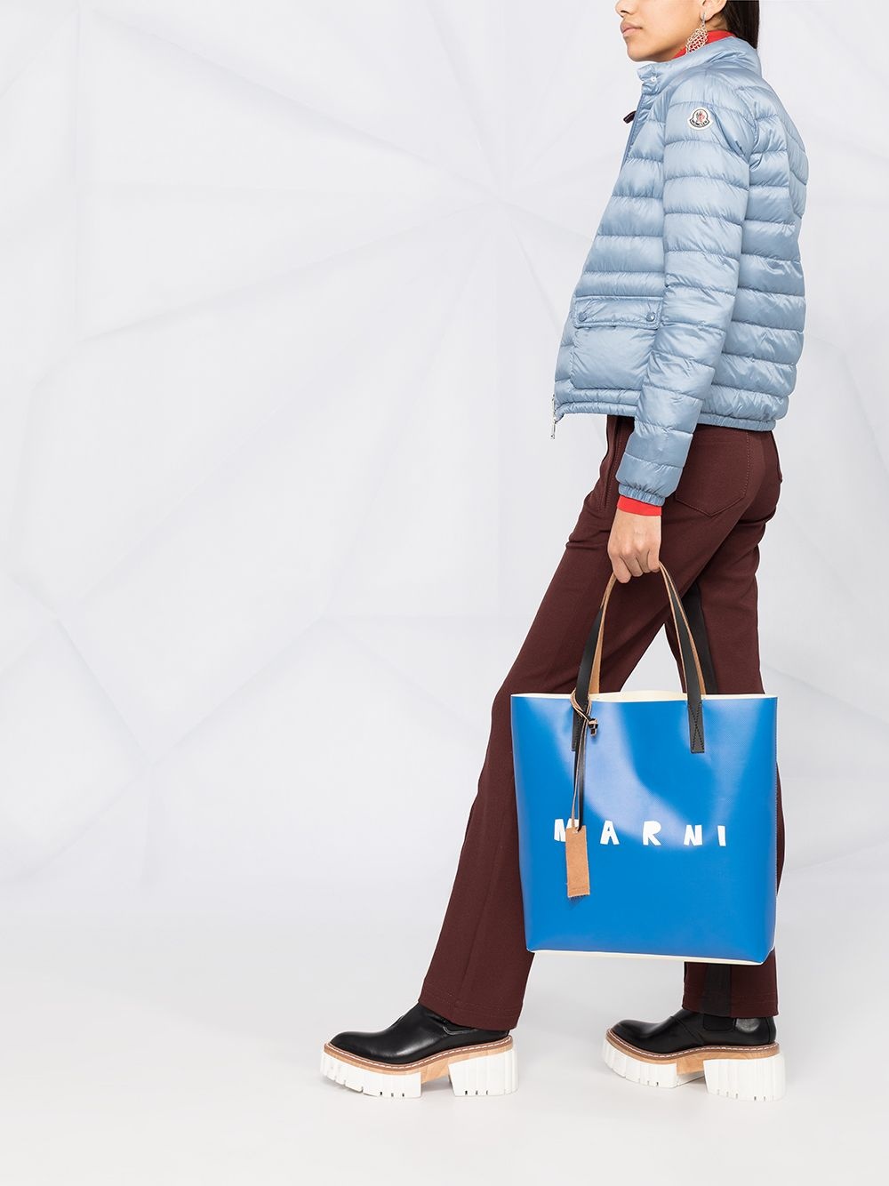 cropped quilted zipped jacket - 6