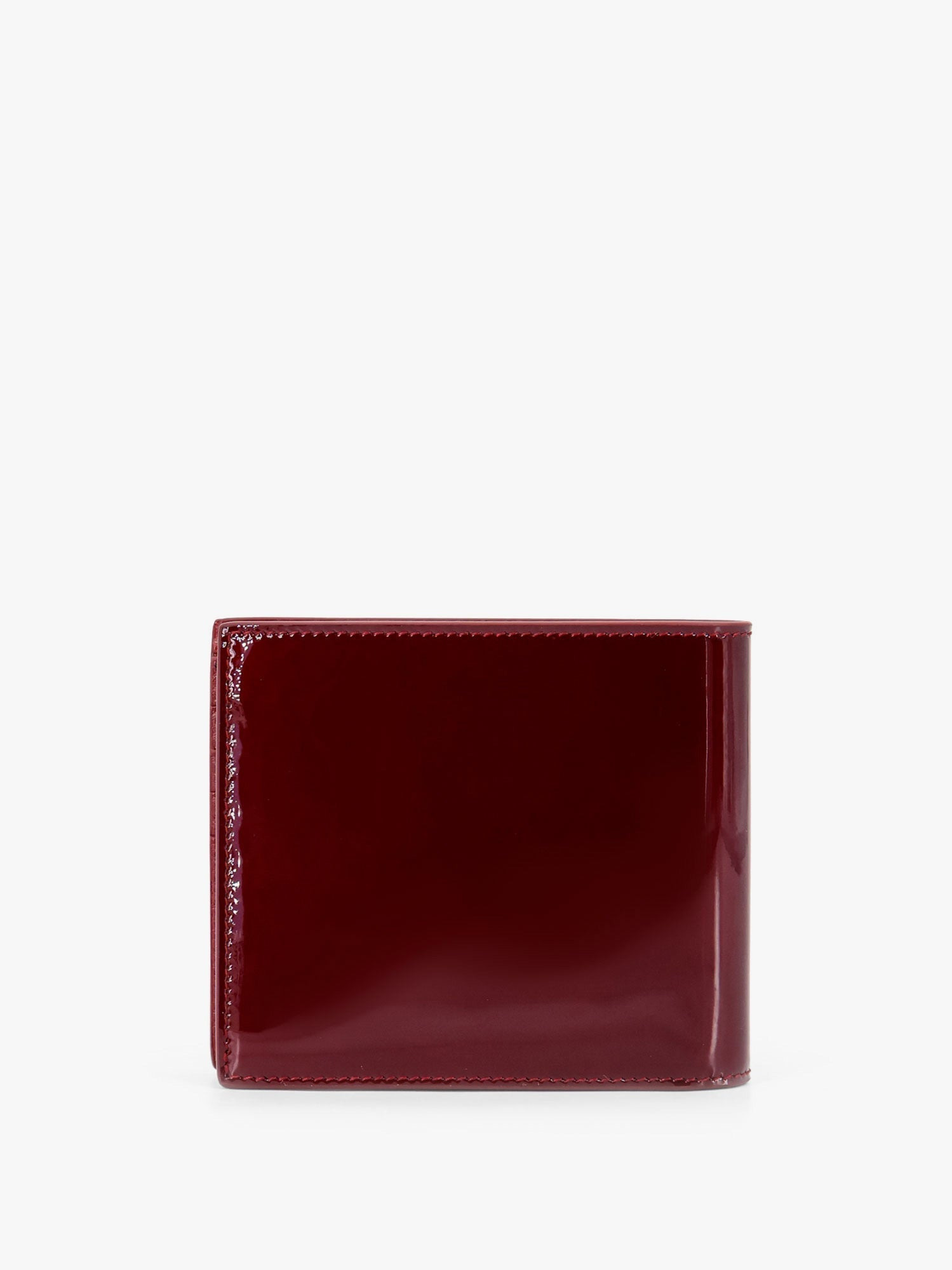 Saint Laurent Patent Leather Wallet With Engraved Logo On The Front - 2