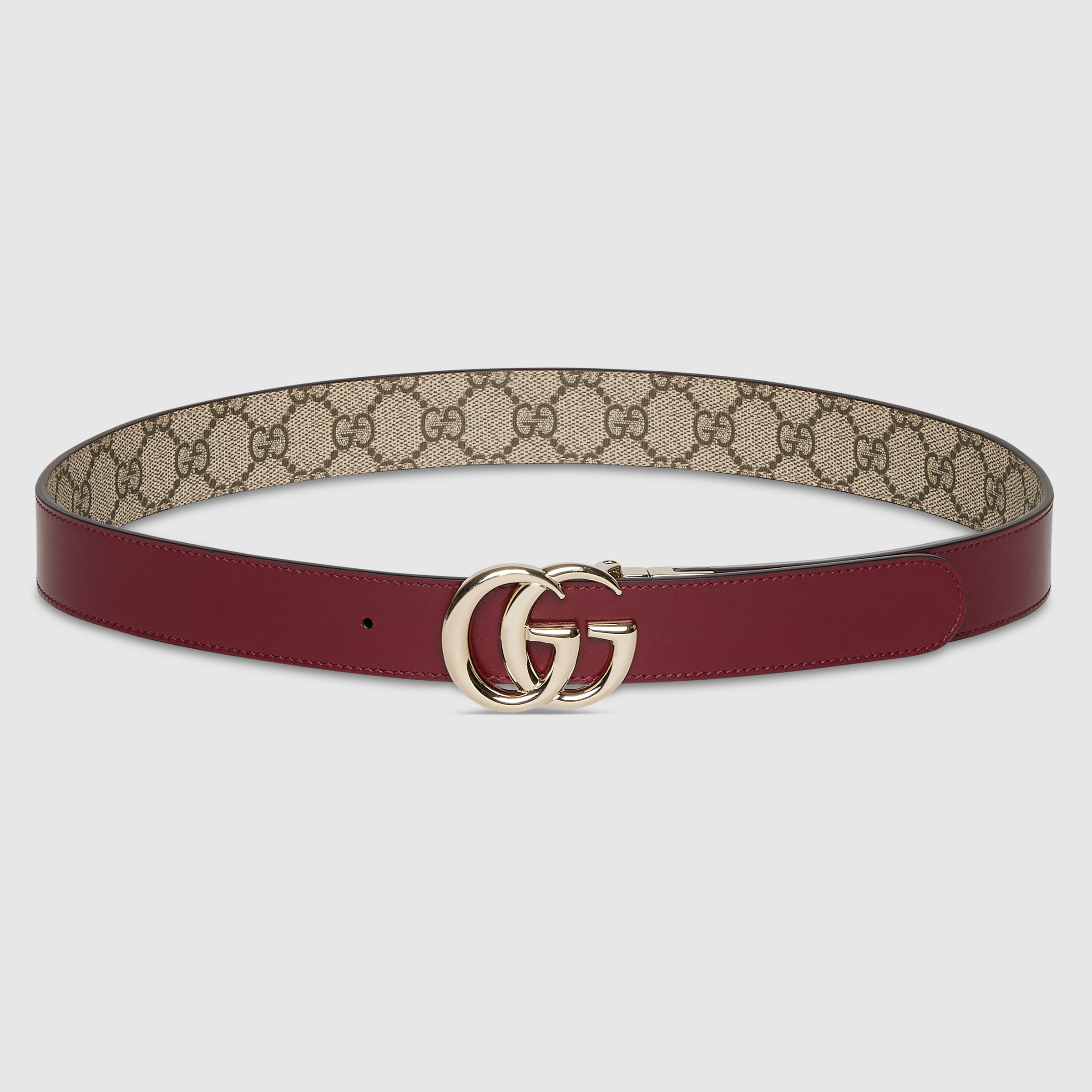 Reversible GG Marmont wide belt - 5