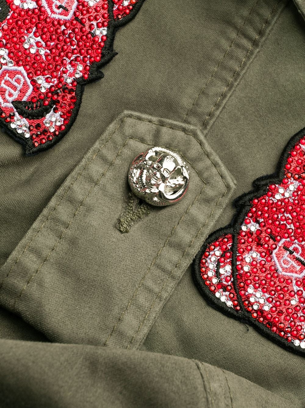 embellished teddy bear parka - 7