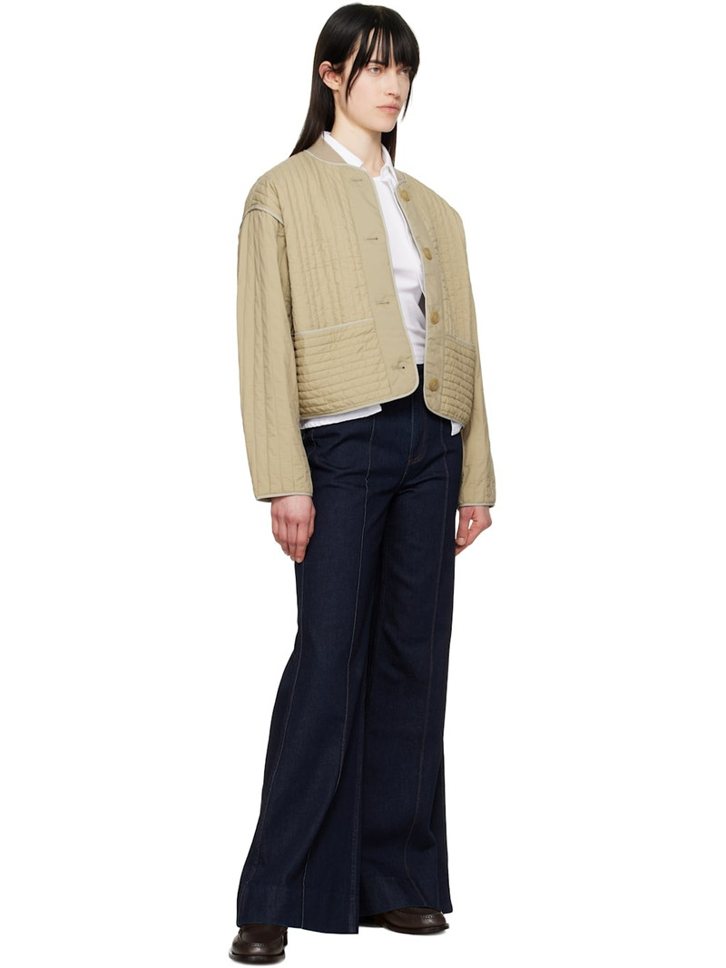 rag & bone Beige Marley Quilted Jacket outlook