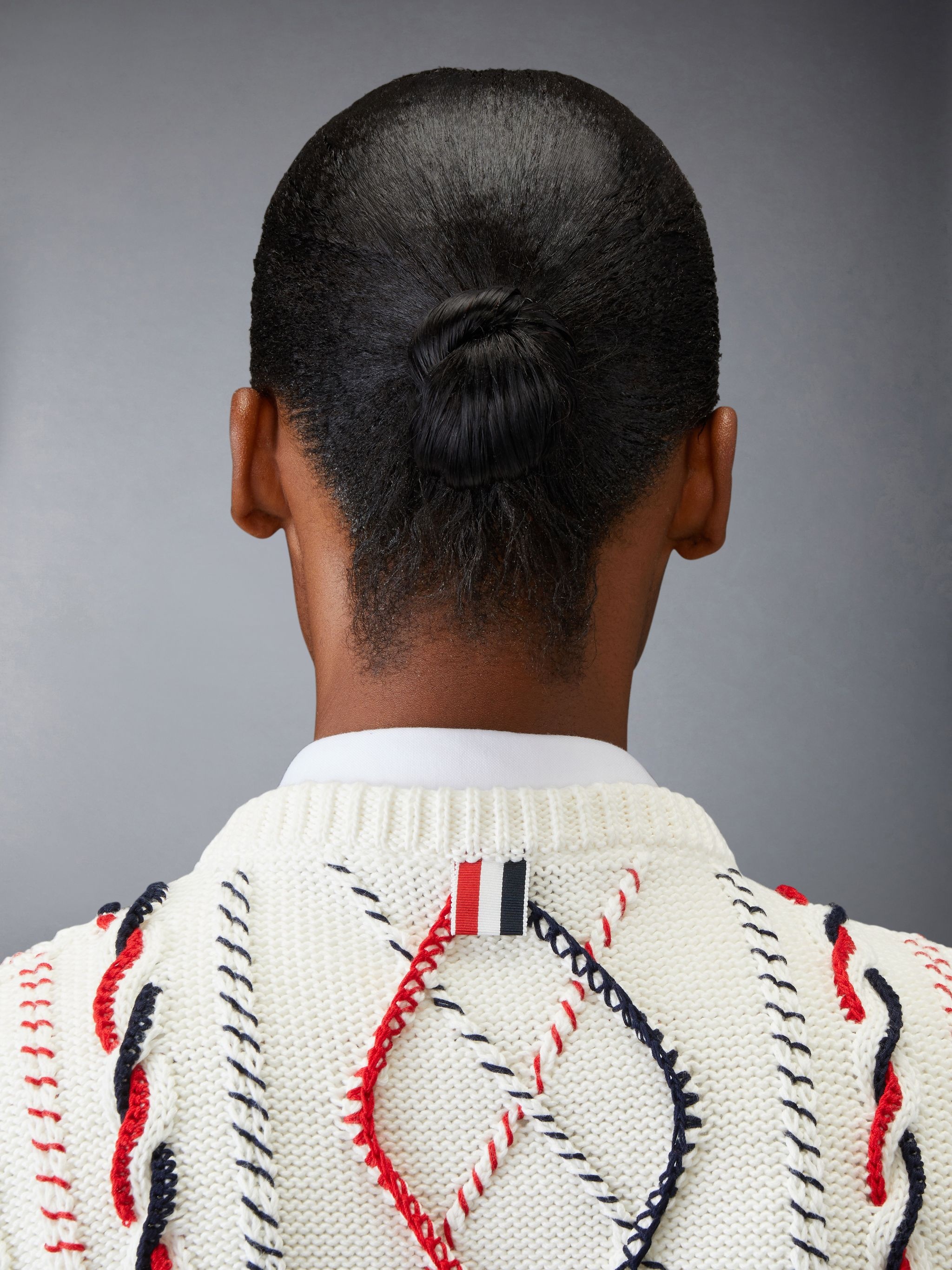 Hand Crochet Cable Knit Cropped Cardigan - 5