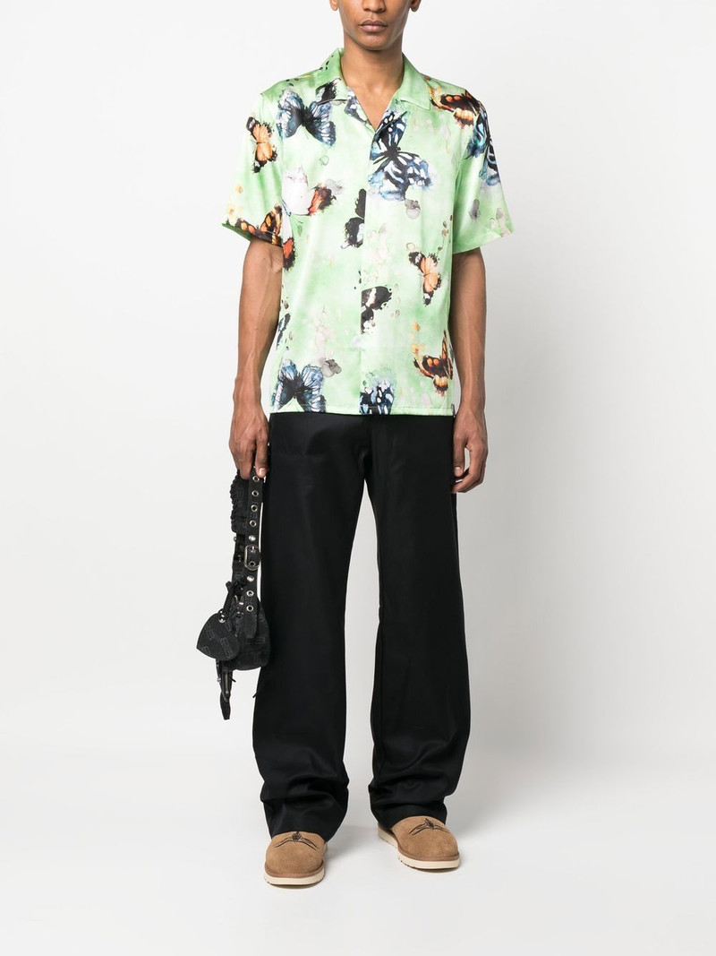 NAHMIAS butterfly print short-sleeve shirt outlook