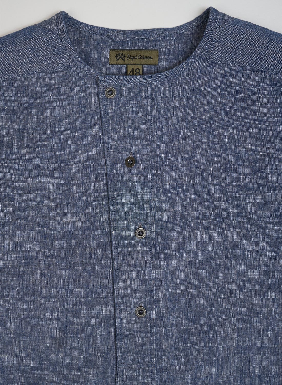 French Army Shirt in Navy - 4