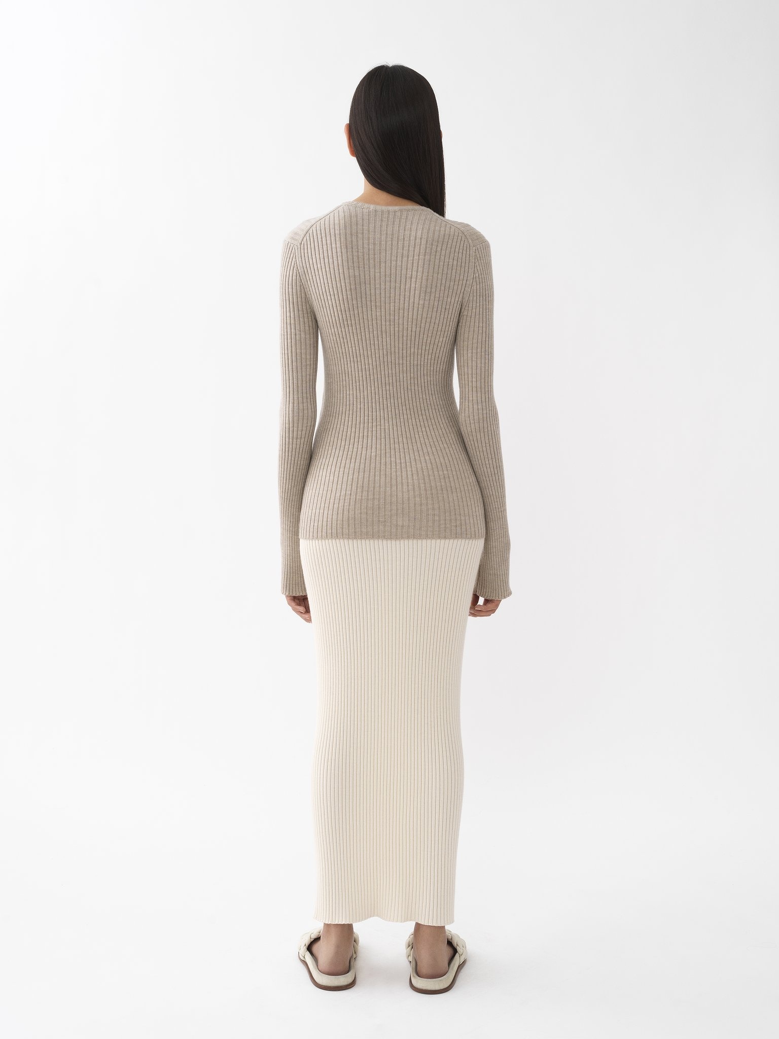 FITTED RIBBED SWEATER - 5