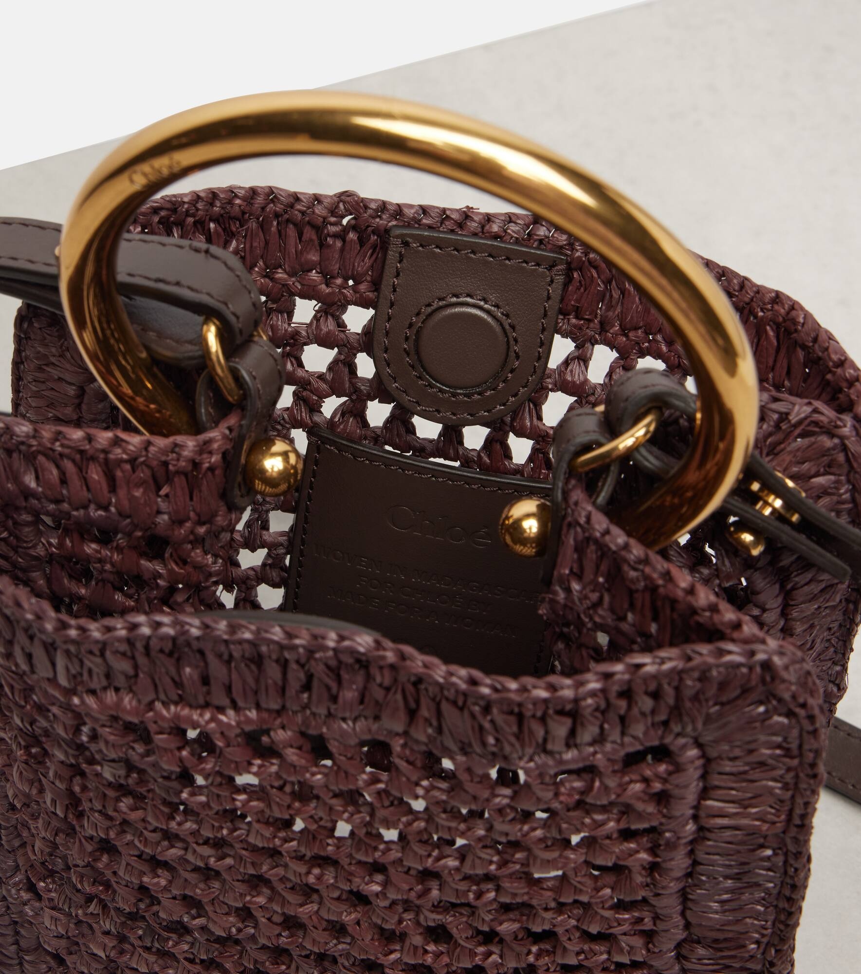 Summer Banana Mini raffia crossbody bag - 3