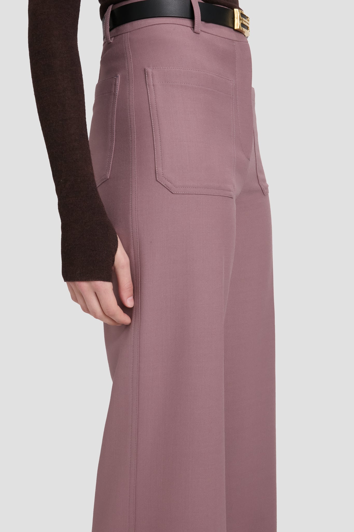 Alina Trouser In Mauve - 5