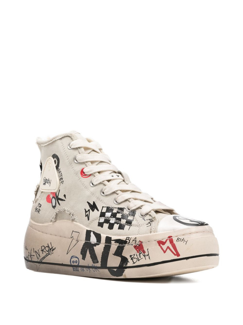R13 Kurt hi-top sneakers outlook