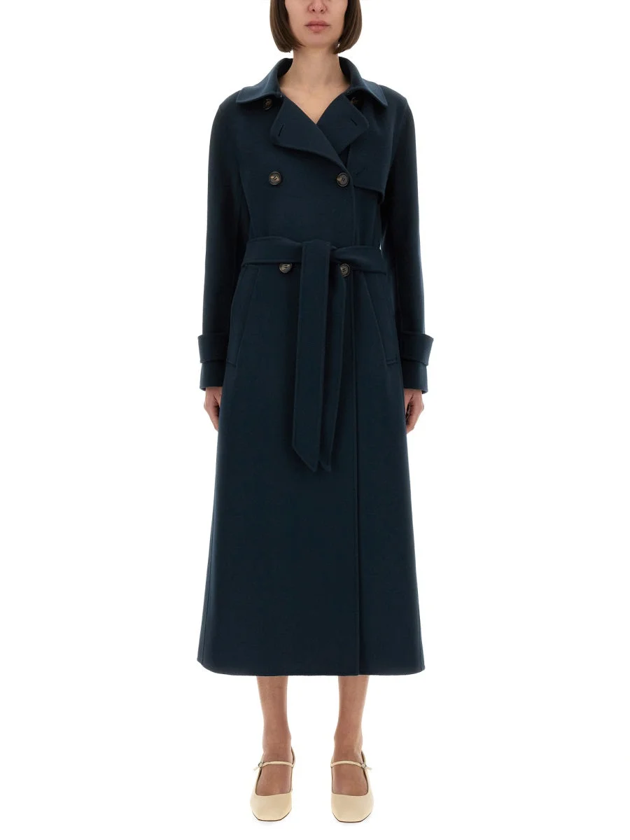 S Max Mara Women Double-Breasted Coat "Sem" - 1
