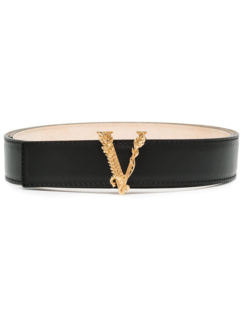 Virtus buckle leather belt - 1