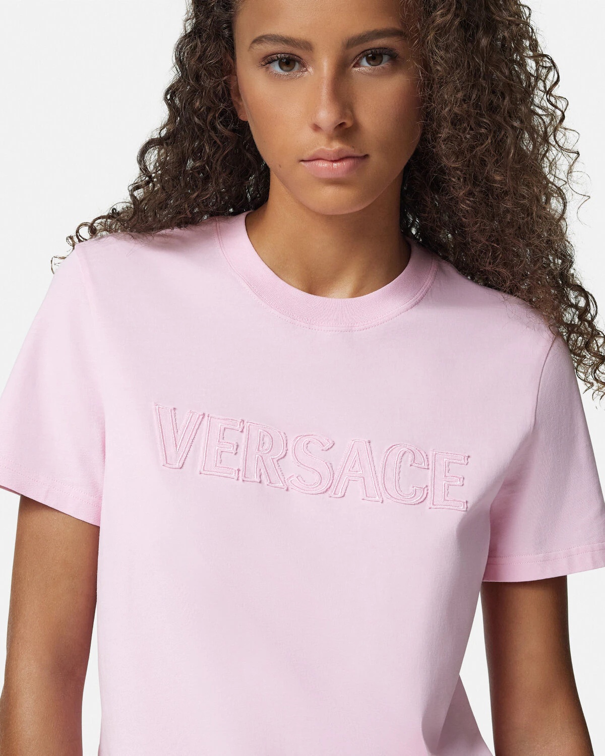 Fringed Embroidered Logo Slim-Fit T-Shirt - 3