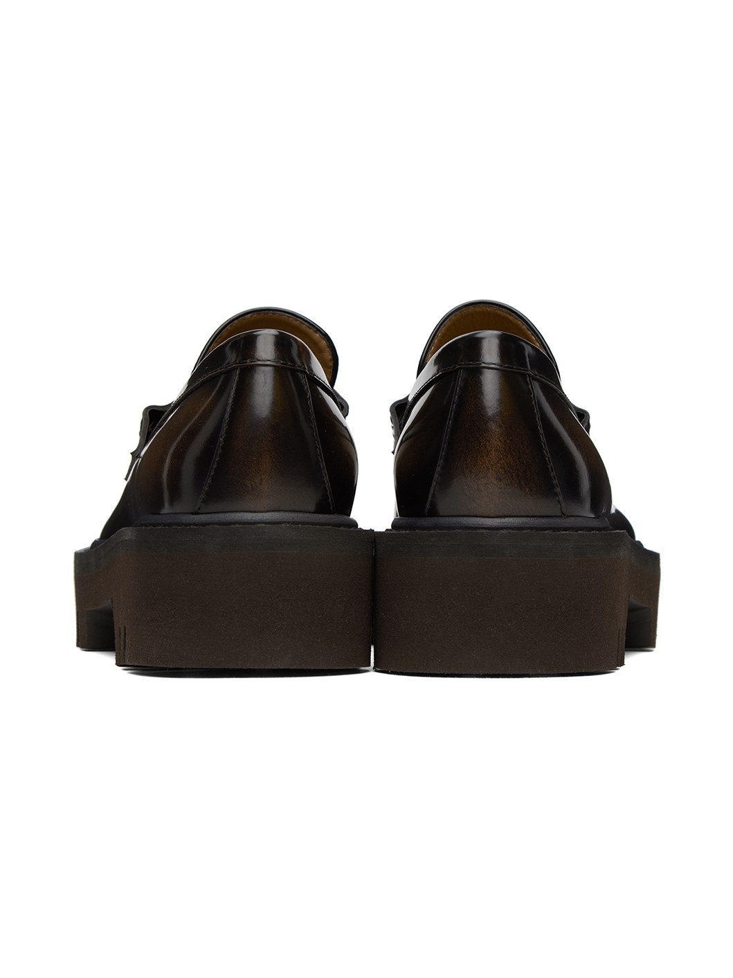 Brown Leather Loafers - 2