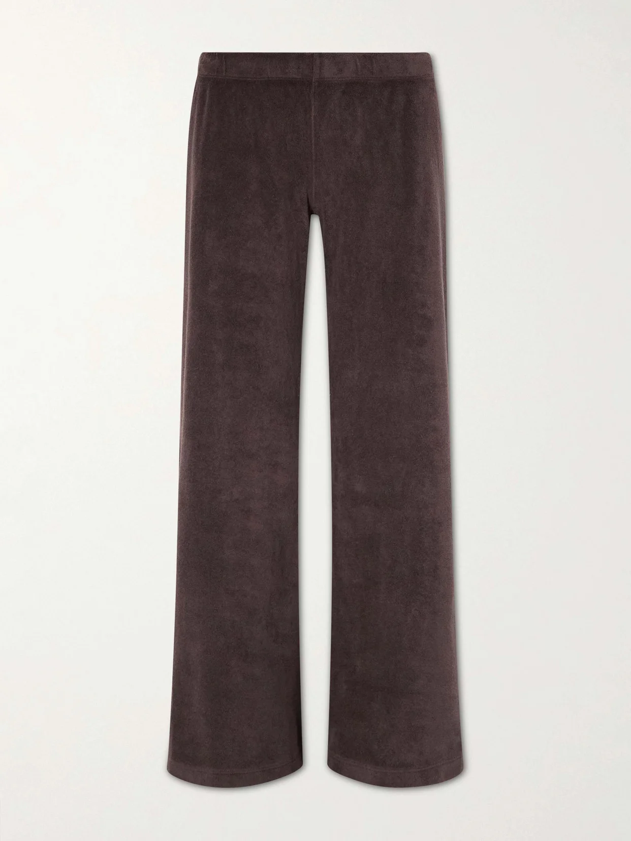 Lito Cotton-blend Terry Wide-leg Pants - 1