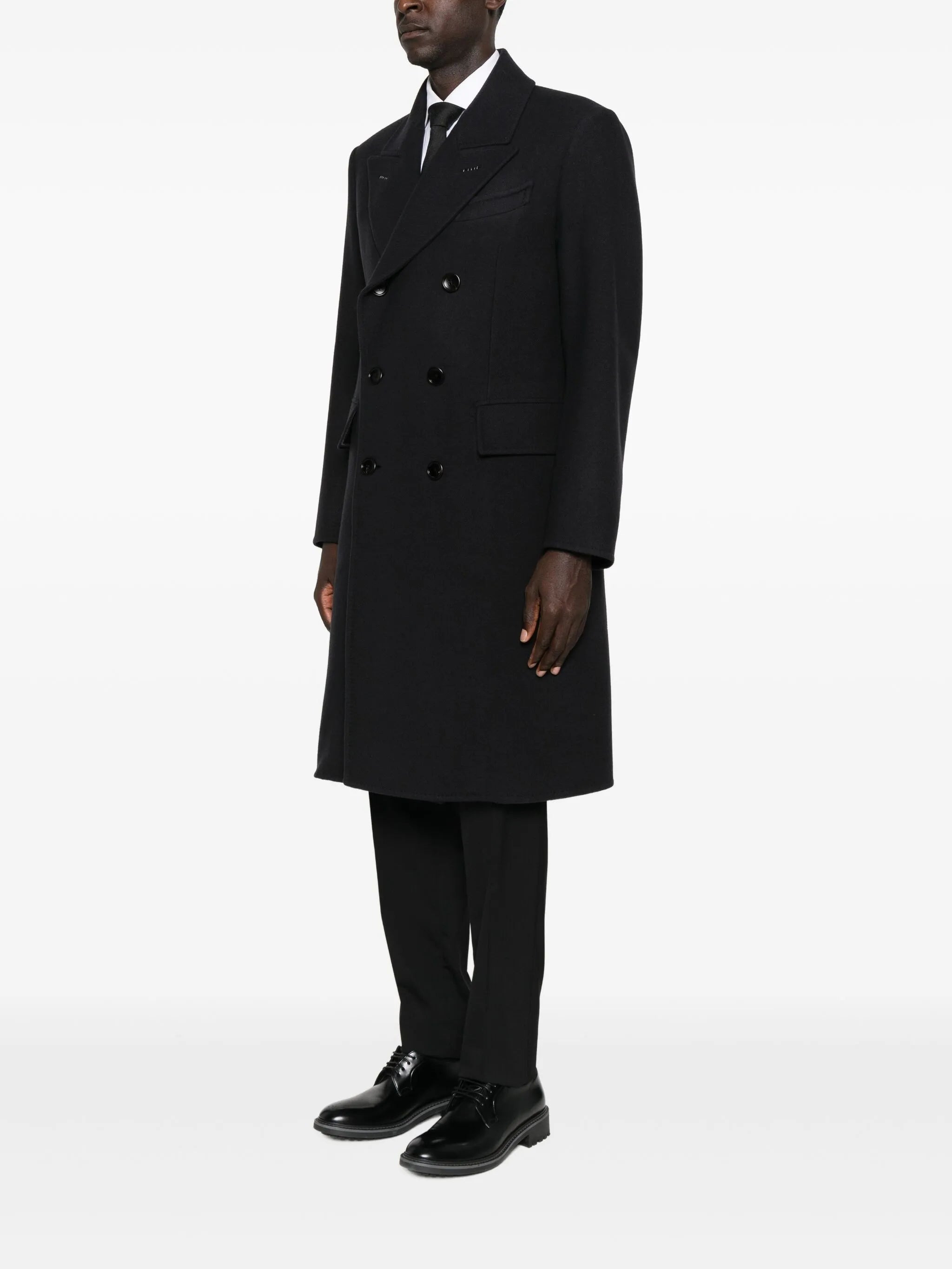 Tom Ford Double-breasted Peak-lapel Coat - 4