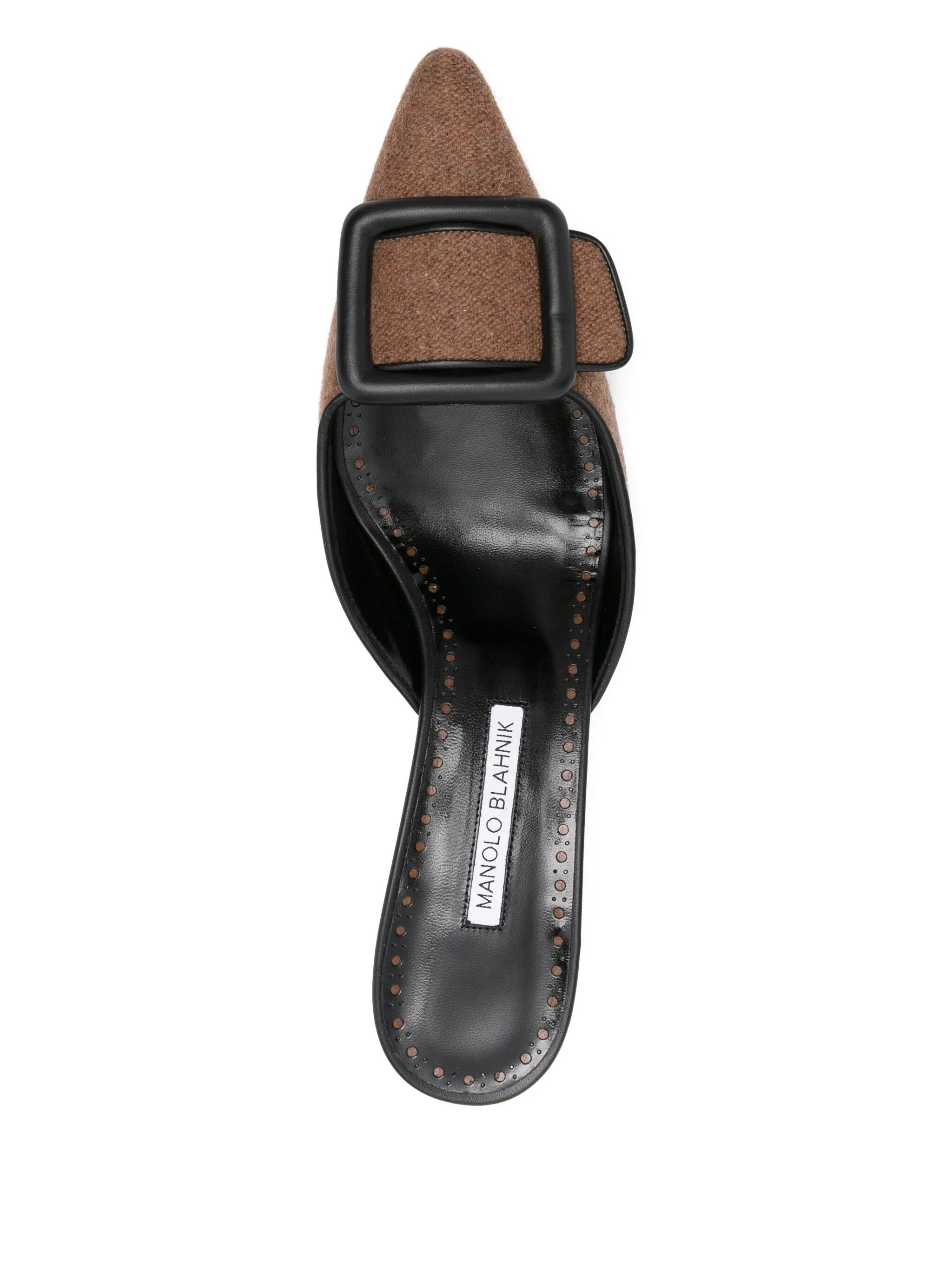 50mm Maysale buckle-detail mules - 4