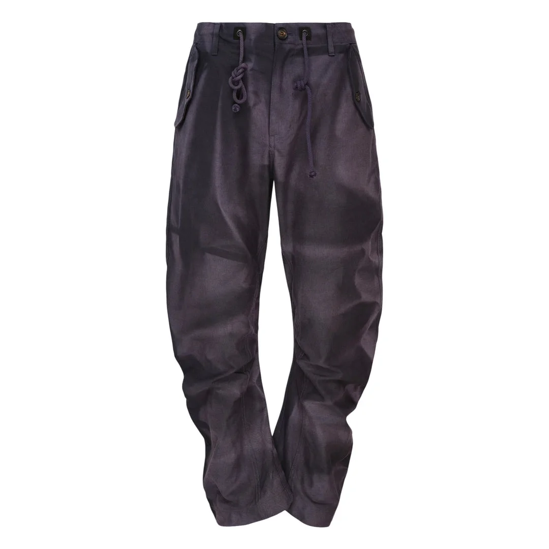 Sun-Bleached Twisted Trousers - 1