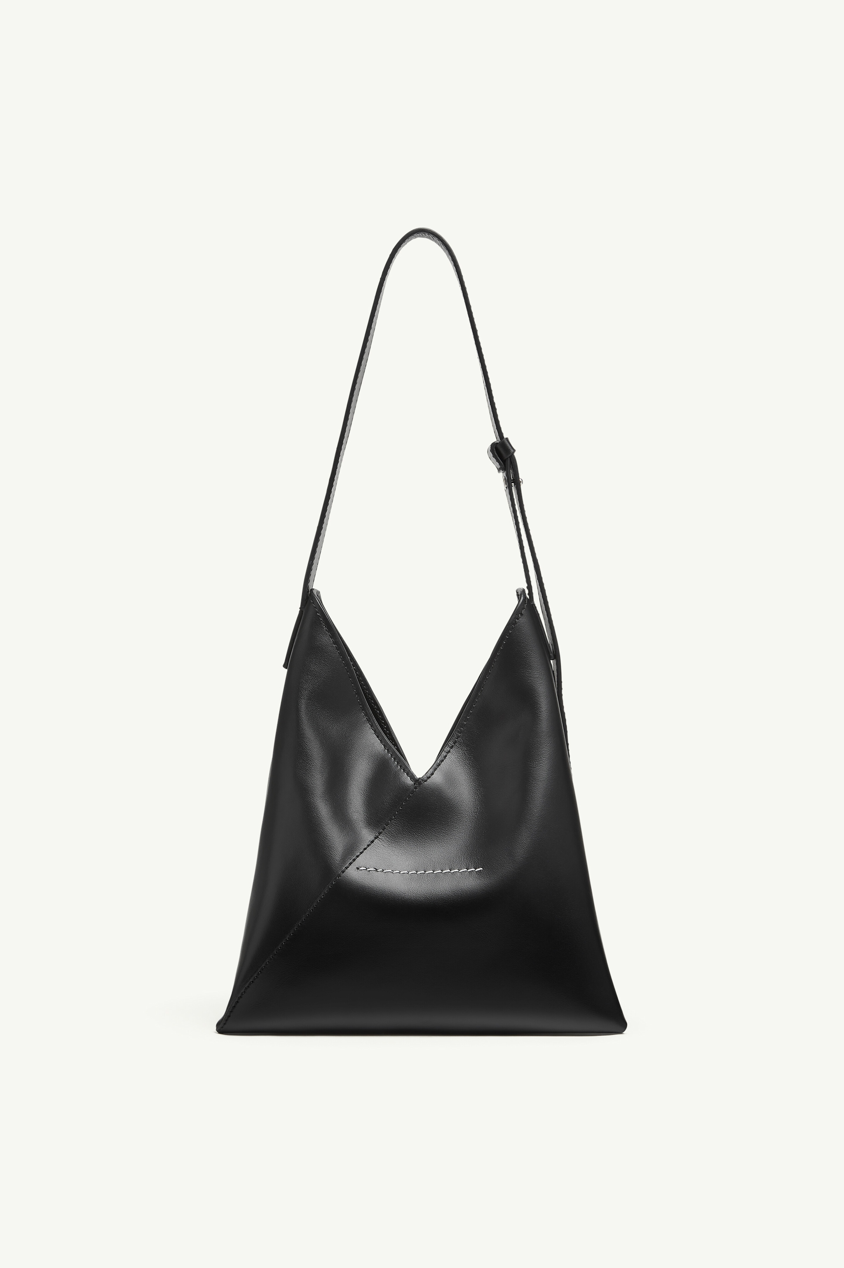 【MM6】Small Japanese Evening Shoulder Bag ★追跡可能★ BlackLeatherSmallJapaneseBag01