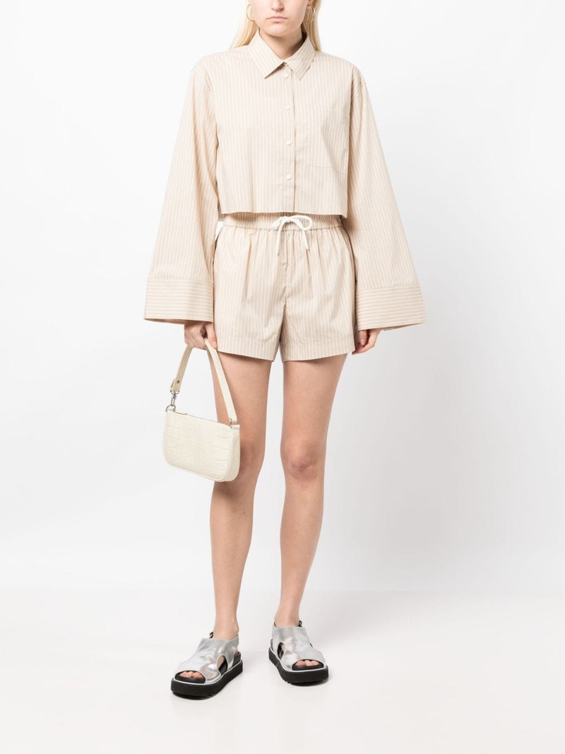 FRAME drawstring-waist thigh-length shorts outlook