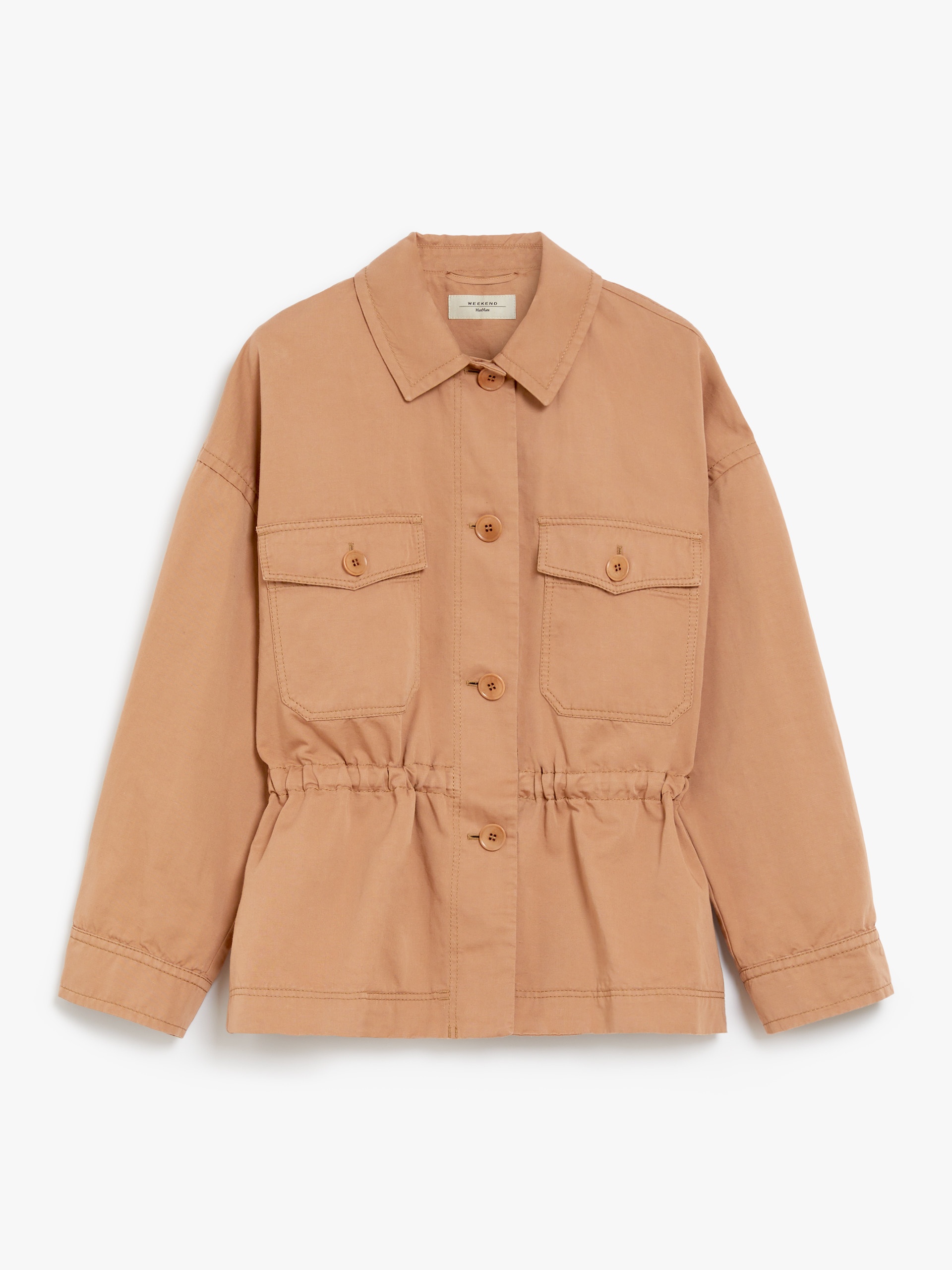 EGER Cotton and linen jacket with drawstring - 1