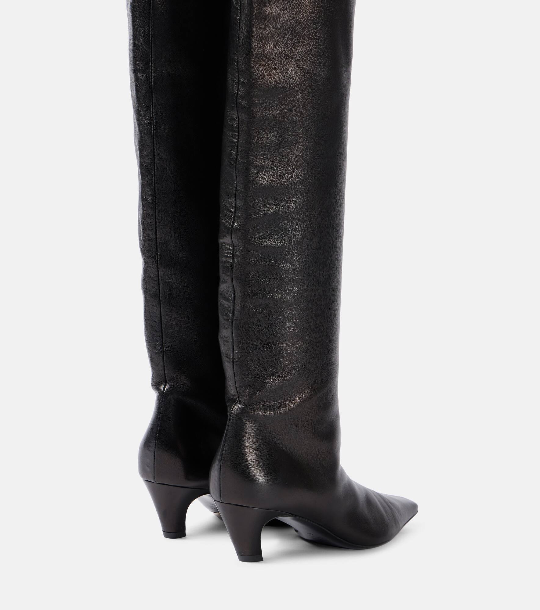 Davis leather knee-high boots - 2