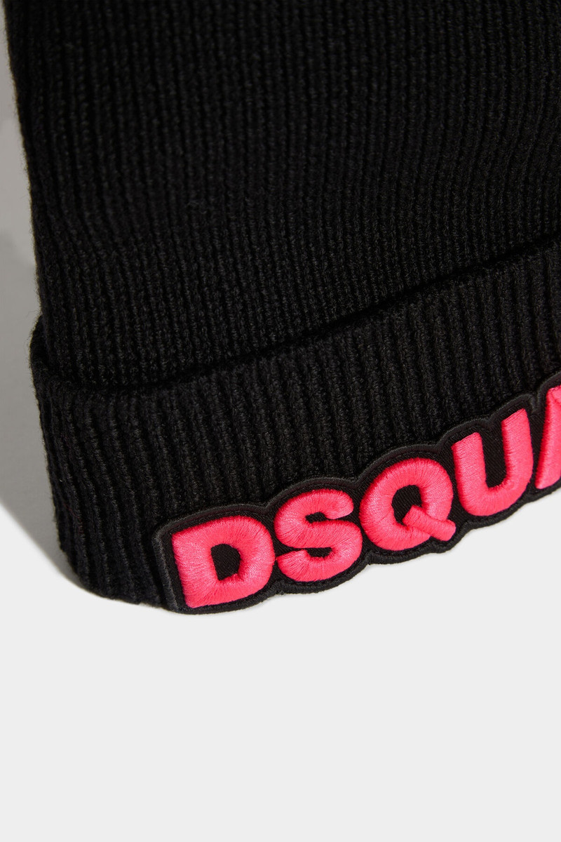 DSQUARED2 LOGO BEANIE 3