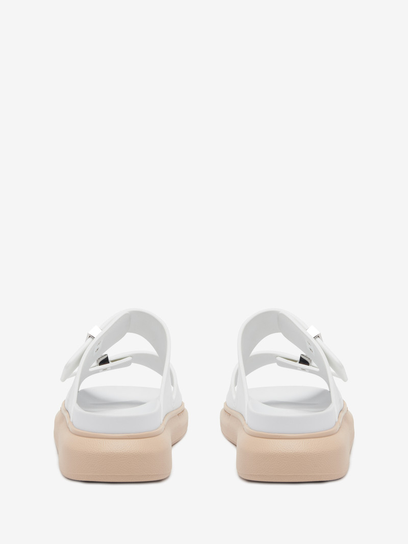 Alexander McQueen Women's Hybrid Slide in Ivory/blush outlook