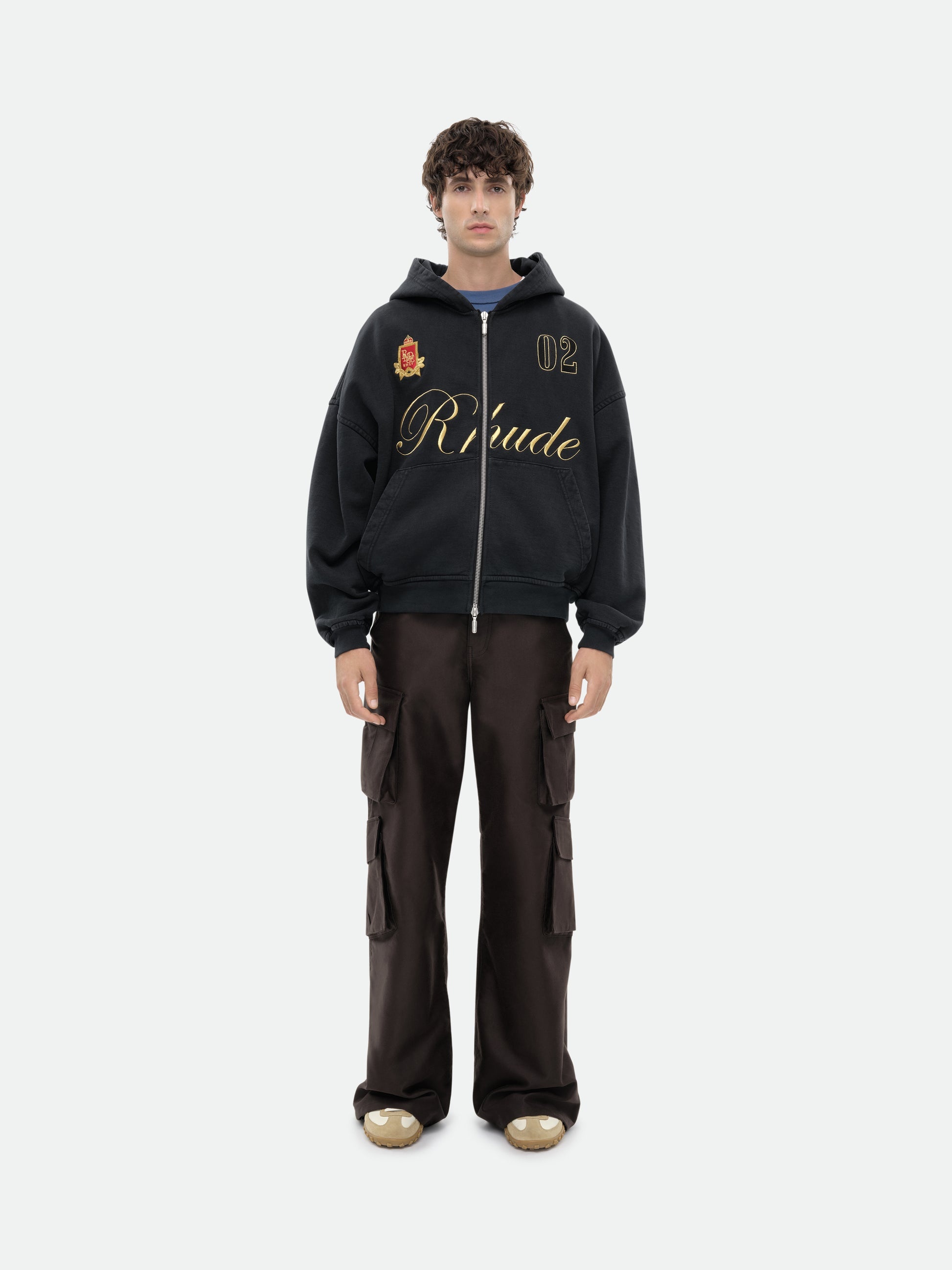 GSTAAD RHUDE ZIP UP HOODIE - 2